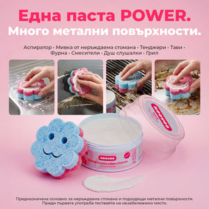 POWER Почистваща паста за неръждаема стомана
