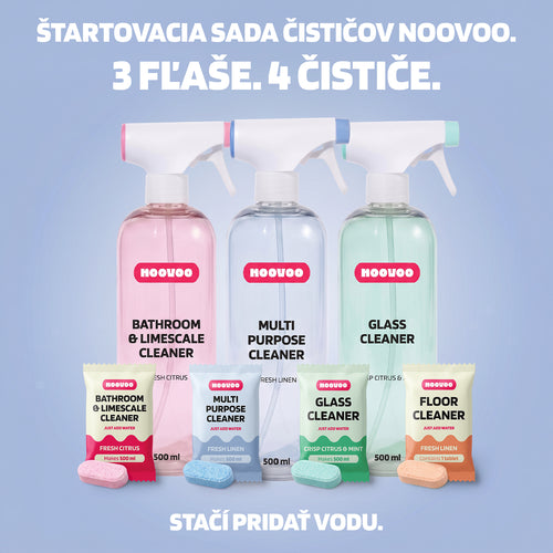 Стартов комплект почистващи препарати NOOVOO